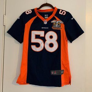 Bronco's 58 NFL official superbowl jersey